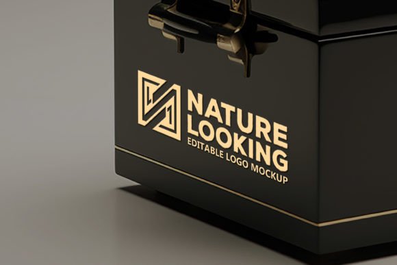 Download Container Logo Mockup_wall Logo Mockup - Logo mockup Collection