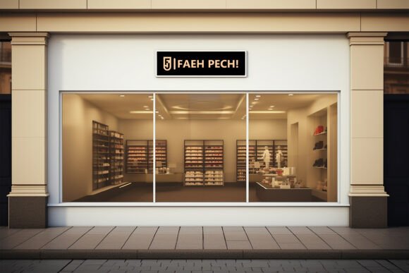 Download Bakery Front Logo Mockup Design - Logo mockup Collection