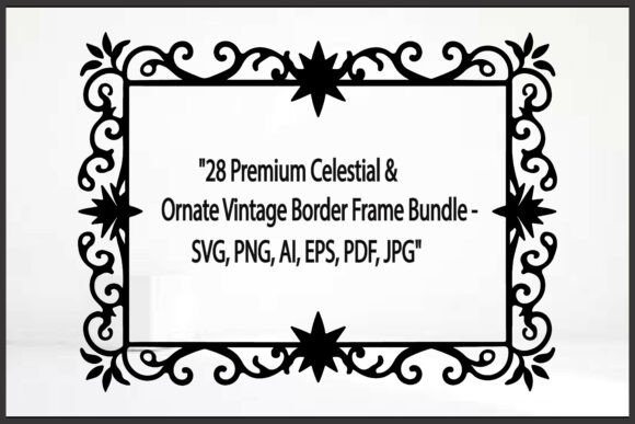 Download Ornate Vintage Border Frame - Premium Resources