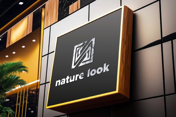 Download Indoor Logo Mockup - Logo mockup Collection
