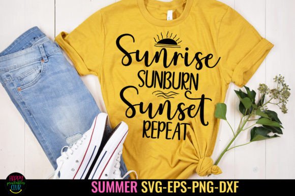 Download Sunrise Sunburn Sunset SVG I Beach SVG - Premium Resources
