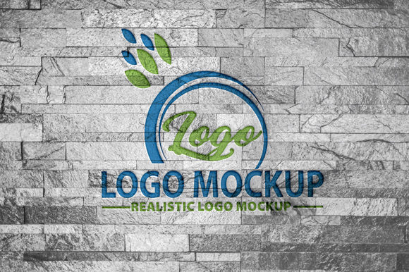 Download Logo Mockup Wall - Logo mockup Collection