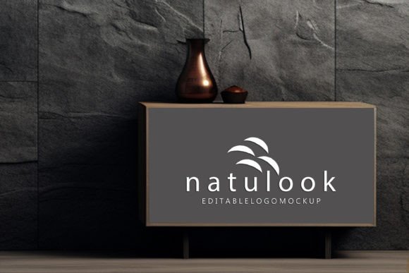 Download Wall Box Logo Mockup_wall Logo Mockup - Logo mockup Collection